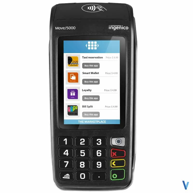 TPE Ingenico Move 5000 3G Wifi Bluetooth Caméra Base IP/ADSL – Image 2