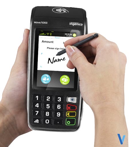 terminal bancaire ingenico move 5000 bluetooth sans contact tous paiements