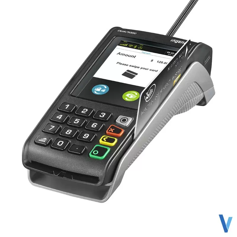 TPE Ingenico Desk 5000 1LS Sans Contact IP/ADSL – Image 2