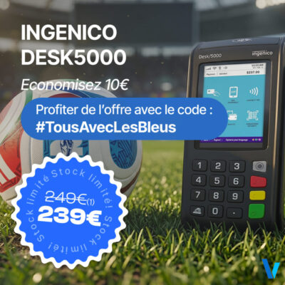 TPE Ingenico Desk 5000 Wifi Sans Contact IP/ADSL