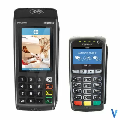 Pack lecteur CB Ingenico DESK 5000 Wifi & Pinpad iPP315 Sans contact