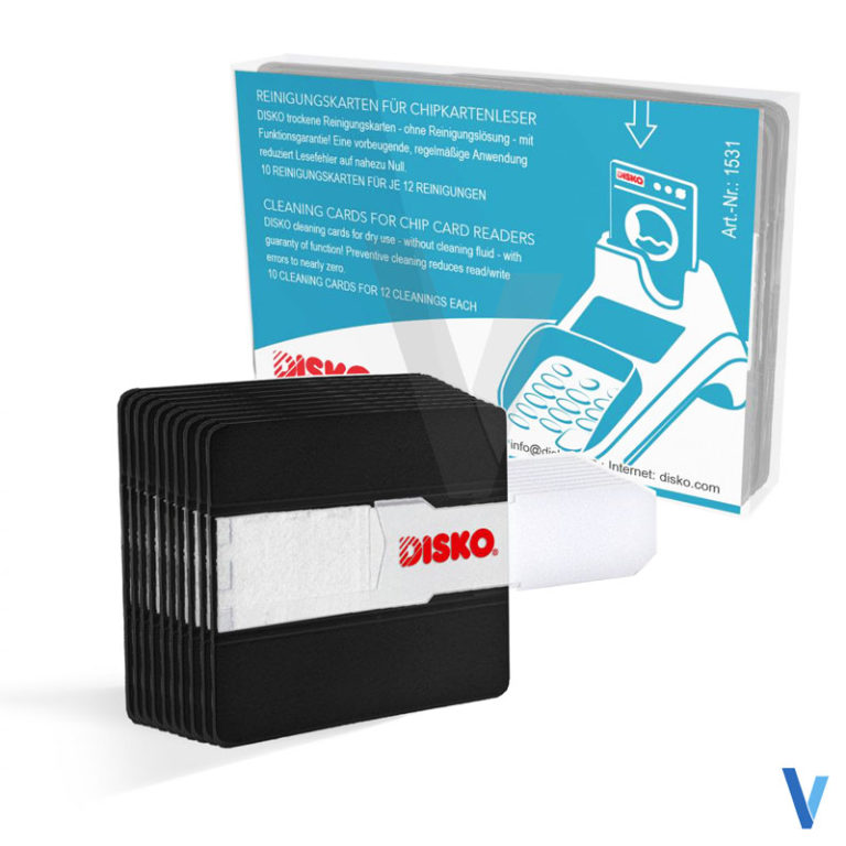 Kit De 10 Cartes De Nettoyage Pour Lecteur De Cartes à Puce - Entretien Mensuel - Compatible Tous Lecteurs