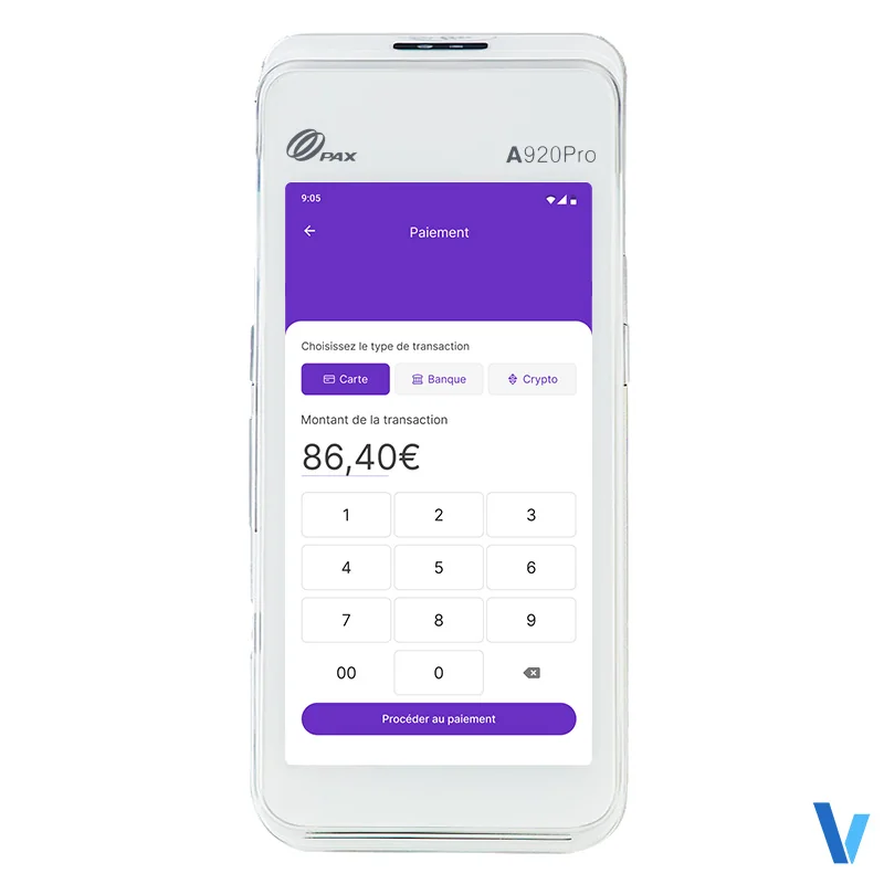 TPE PAX A920 Pro 4G Wifi Bluetooth Caméra Android