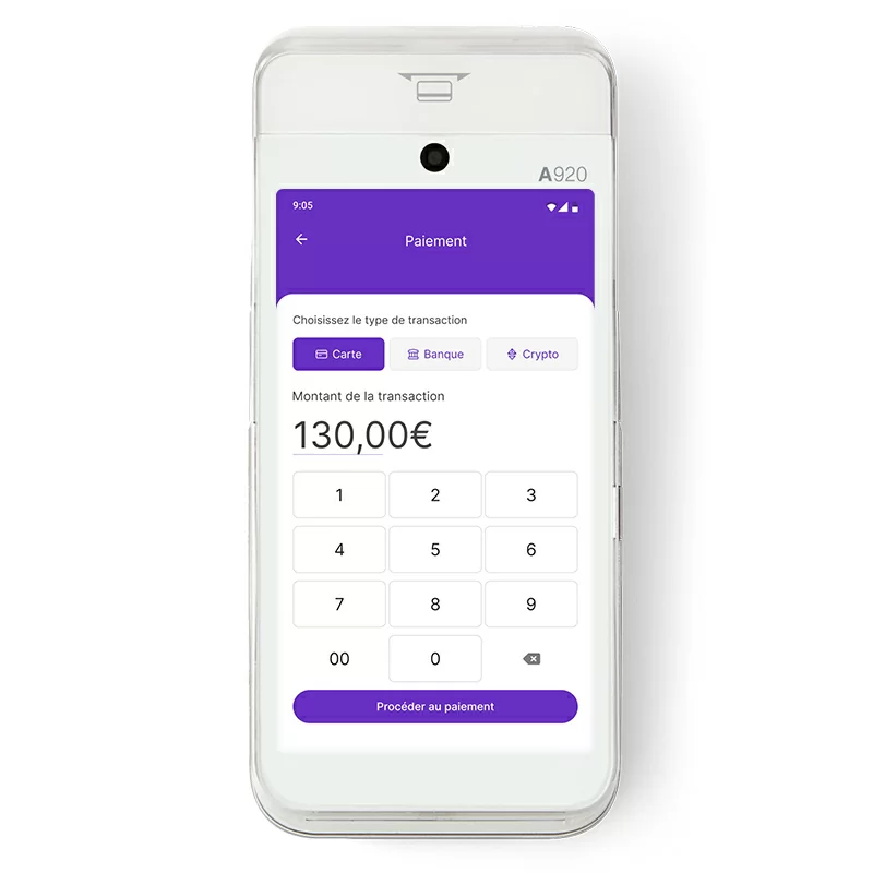 TPE PAX A920 4G Bluetooth Wifi Caméra