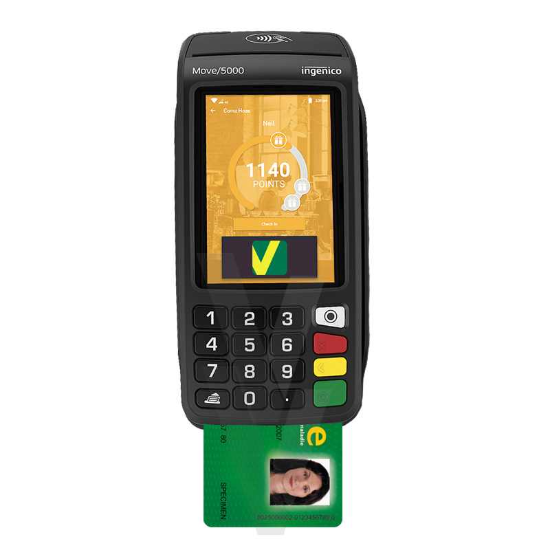 Brotect Pellicola Vetro Ibrido Per Ingenico Move/5000 (3 Pezzi), 9H, Anti-impronta, Made In Germany