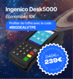 TPE Ingenico Desk 5000 Wifi Sans Contact IP/ADSL