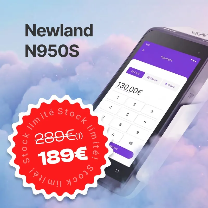 TPE Newland N950S 4G Wifi Bluetooth Caméra Sans Contact