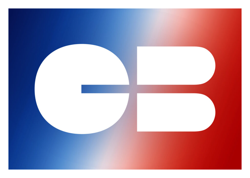 Logo du Groupement d'Intérêt Économique Cartes Bancaires CB, Bleu Blanc Rouge, leur nouveau logo