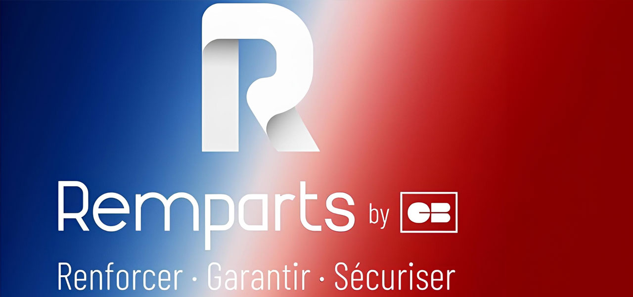 Logo CB Protocole Remparts Renforcer Garantir Sécuriser by CB