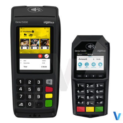 Pack TPE Ingenico Desk 5000 Wifi & Pinpad Desk 1600 Sans Contact