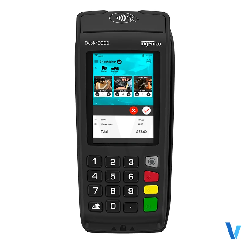 TPE Ingenico Desk 5000 4G Wifi Sans Contact IP/ADSL
