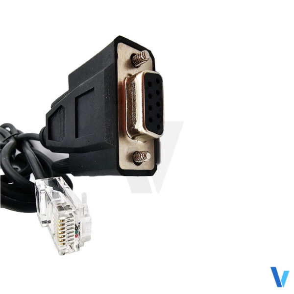 Câble liaison caisse PAX DB9 RS232 / RJ45 – Image 2