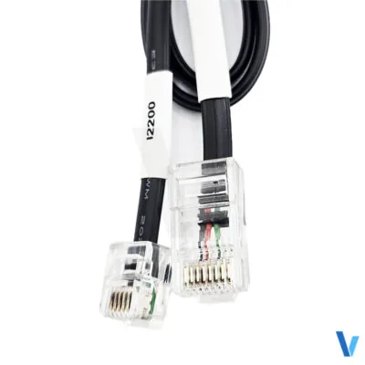 Câble liaison chèque i2200 TPE Ingenico RJ12 / RJ45 0.70m