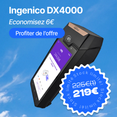 TPE Ingenico AXIUM DX4000 Wifi Caméra Sans Contact