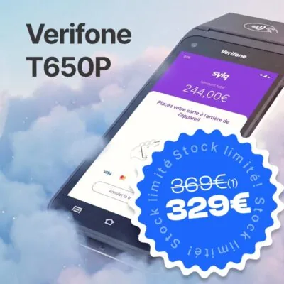 TPE Verifone T650p 4G Wifi Bluetooth Caméra Base B/IP