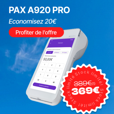 TPE PAX A920 Pro 4G Wifi Bluetooth Caméra Android