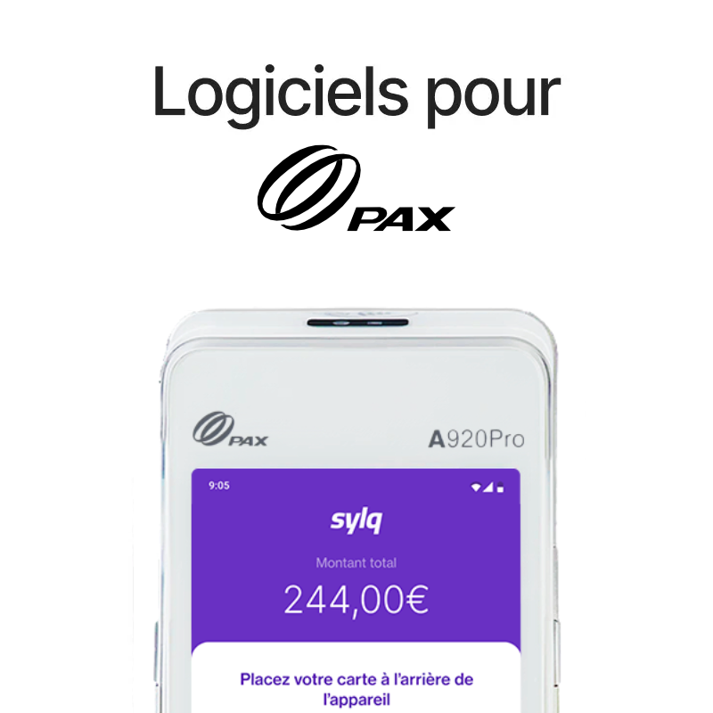 Logiciels pour TPE PAX