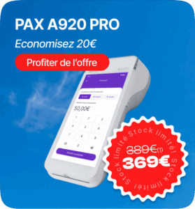 Promo big rentrée pax a920 pro vtpe