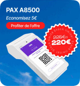 Promo big rentrée pax a8500 vtpe